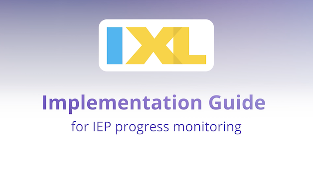 IEP Progress Monitoring